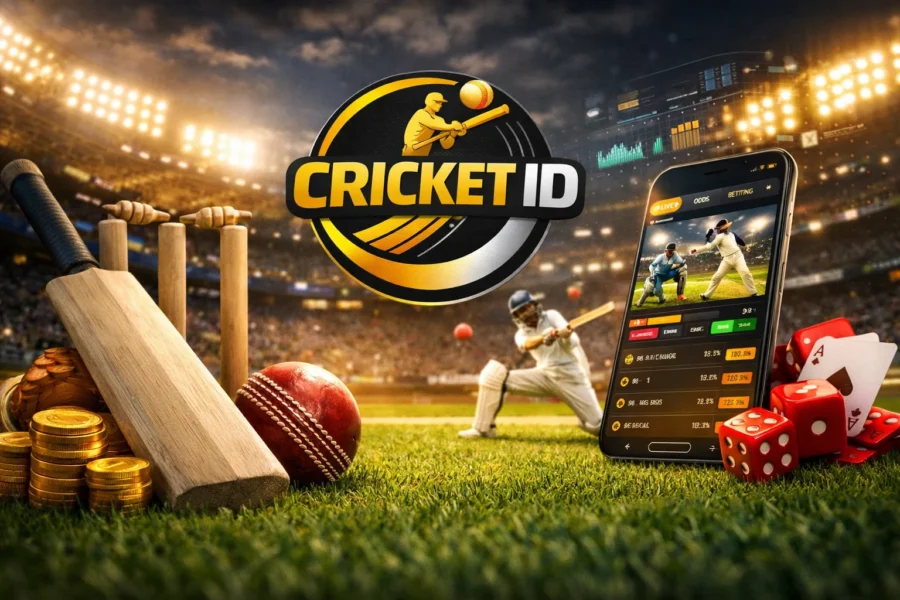 Cricket ID online betting platform dashboard